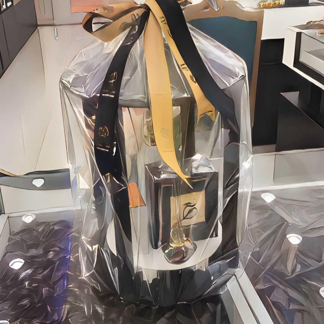 استاند من الخشب والورد